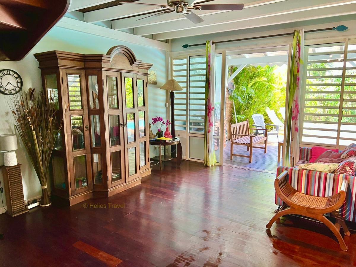 Villa Sisley, 2 Chambres, Piscine Privee, Plage A 100 M Sainte-Rose Ngoại thất bức ảnh