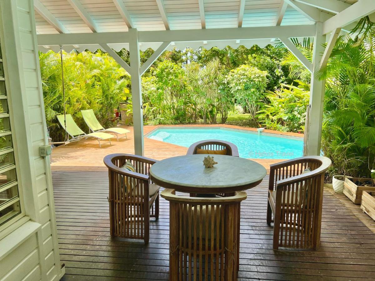 Villa Sisley, 2 Chambres, Piscine Privee, Plage A 100 M Sainte-Rose Ngoại thất bức ảnh